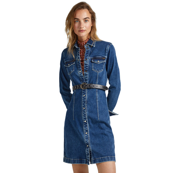 PEPE JEANS 'LACEY' DENIM ΦΟΡΕΜΑ ΓΥΝΑΙΚEIO PL953376-000