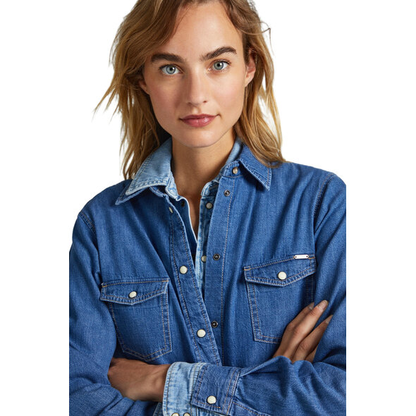 PEPE JEANS 'MAYA' DENIM ΦΟΡΕΜΑ ΓΥΝΑΙΚEIO PL953377-000