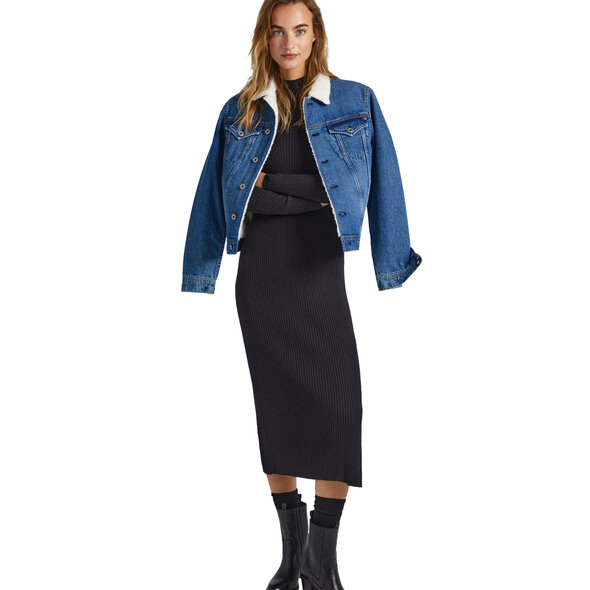 PEPE JEANS 'DALIA' RIBBED ΦΟΡΕΜΑ ΓΥΝΑΙΚEIO PL953383-999