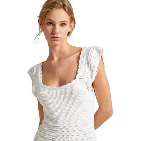 PEPE JEANS 'GESA' CROCHET KNIT MINI ΦΟΡΕΜΑ ΓΥΝΑΙΚEIO PL953524-800