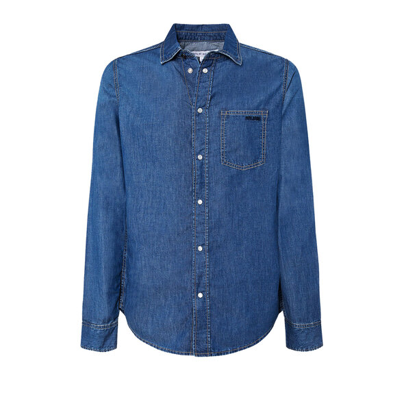 PEPE JEANS 'PORTER' DENIM ΠΟΥΚΑΜΙΣΟ ΑΝΔΡIKO PM306809WM6-000