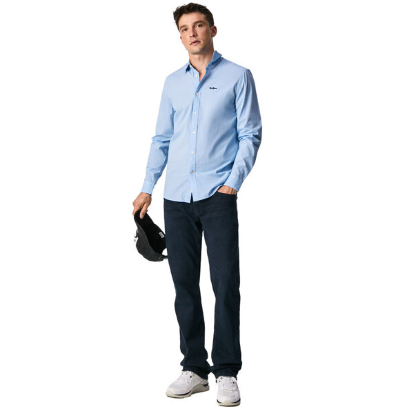 PEPE JEANS 'SIMON' MICROPRINTED ΠΟΥΚΑΜΙΣΟ ΑΝΔΡIKO PM307126-551