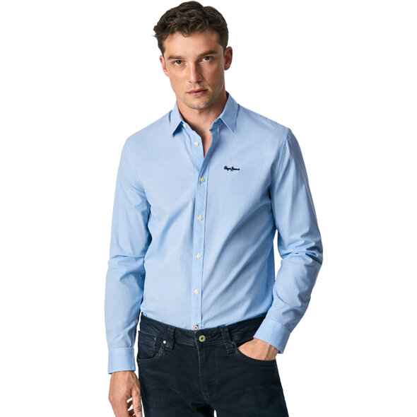 PEPE JEANS 'SIMON' MICROPRINTED ΠΟΥΚΑΜΙΣΟ ΑΝΔΡIKO PM307126-551