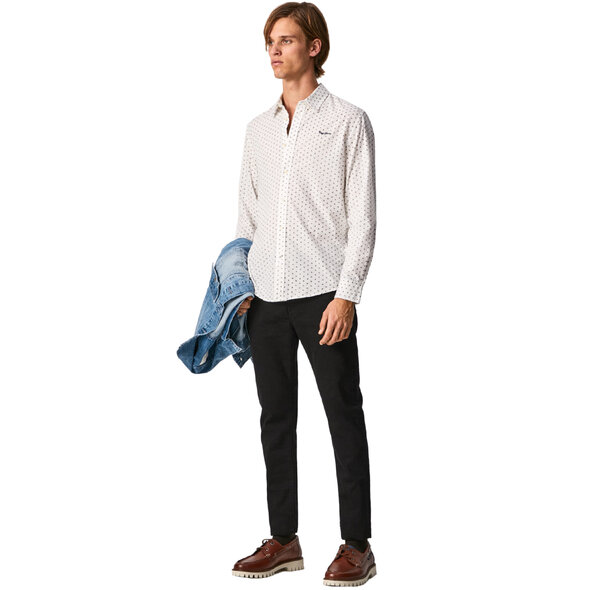 PEPE JEANS 'PARKGATE' MICROPRINTED ΠΟΥΚΑΜΙΣΟ ΑΝΔΡIKO PM307423-0AA