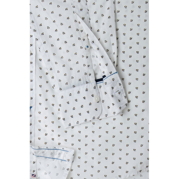 PEPE JEANS 'PARKGATE' MICROPRINTED ΠΟΥΚΑΜΙΣΟ ΑΝΔΡIKO PM307423-0AA