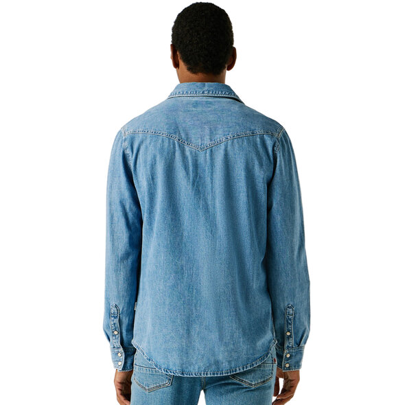 PEPE JEANS 'BROOKS' DENIM ΠΟΥΚΑΜΙΣΟ ΑΝΔΡΙΚΟ PM30909153V2-000