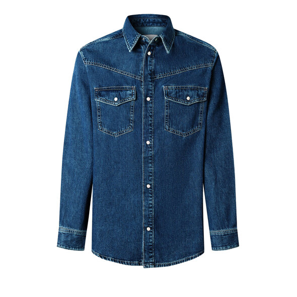 PEPE JEANS 'BROOKS' DENIM ΠΟΥΚΑΜΙΣΟ ΑΝΔΡΙΚΟ PM30909155U0-000