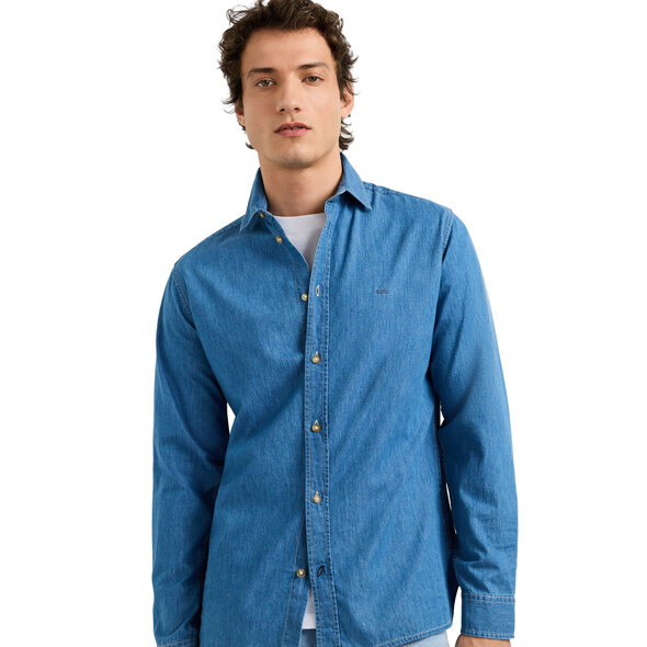 PEPE JEANS 'ABEL' DENIM ΠΟΥΚΑΜΙΣΟ ΑΝΔΡΙΚΟ PM30912813C2-000