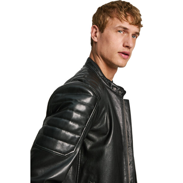 PEPE JEANS 'TRAVIS' ΔΕΡΜΑΤΙΝΟ ΜΠΟΥΦΑΝ ΑΝΔΡΙΚΟ PM403014-999