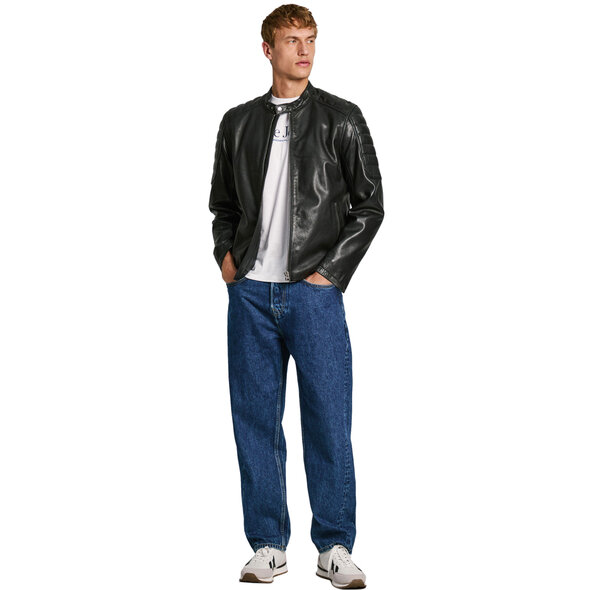 PEPE JEANS 'TRAVIS' ΔΕΡΜΑΤΙΝΟ ΜΠΟΥΦΑΝ ΑΝΔΡΙΚΟ PM403014-999