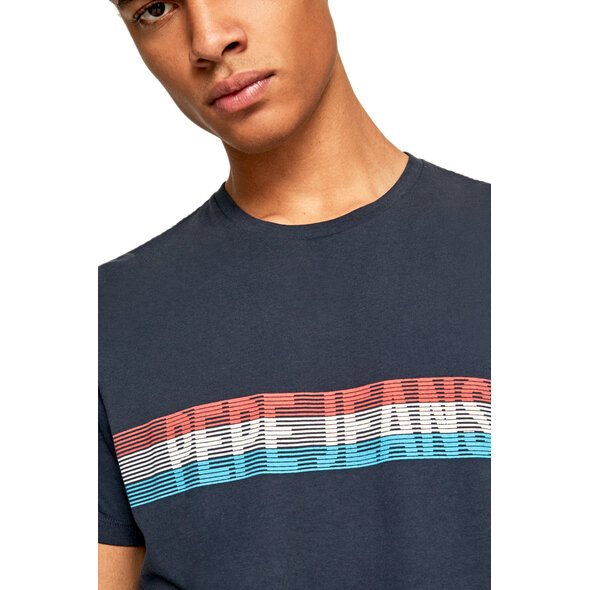 PEPE JEANS 'MARKE' COTTON T-SHIRT ΑΝΔΡIKO PM507161-584