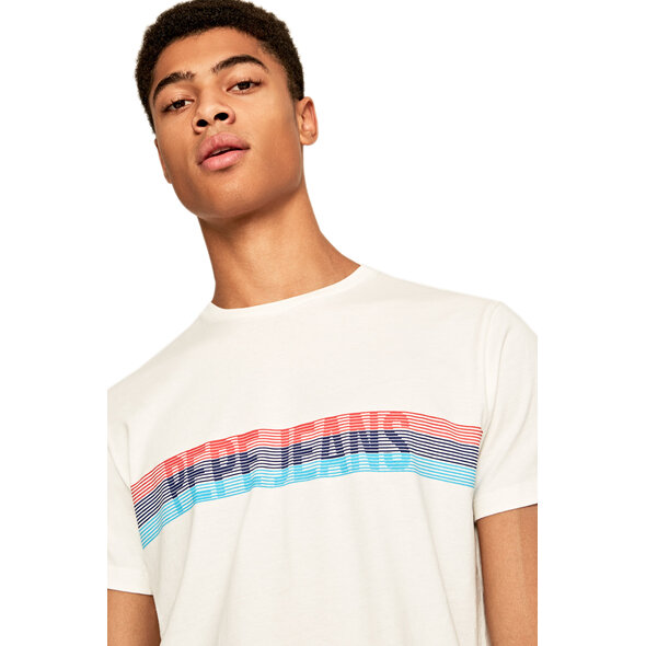 PEPE JEANS 'MARKE' COTTON T-SHIRT ΑΝΔΡIKO PM507161-803