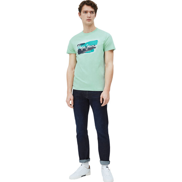 PEPE JEANS 'AITOR' ΜΠΛΟΥΖΑ ΑΝΔΡIKH ME PAINTING EFFECT LOGO PM507723-630