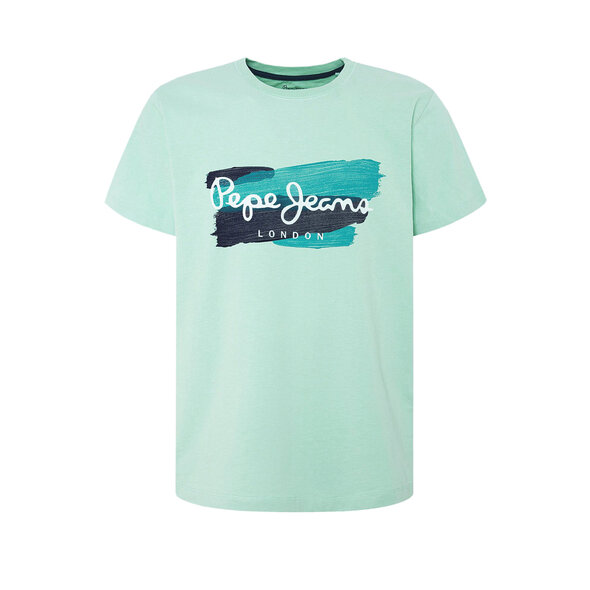 PEPE JEANS 'AITOR' ΜΠΛΟΥΖΑ ΑΝΔΡIKH ME PAINTING EFFECT LOGO PM507723-630