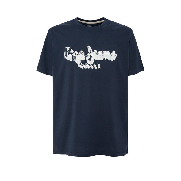 PEPE JEANS 'ANTHONY' PRINTED LOGO T-SHIRT ΑΝΔΡIKO PM507730-592