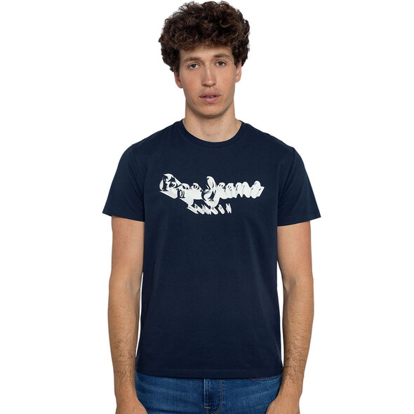 PEPE JEANS 'ANTHONY' PRINTED LOGO T-SHIRT ΑΝΔΡIKO PM507730-592