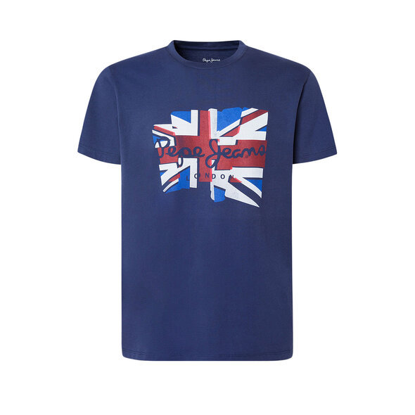 PEPE JEANS 'DONALD' ΜΠΛΟΥΖΑ ΑΝΔΡIKH ME FLAG LOGO PM507748-583