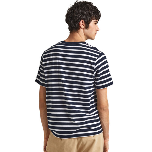 PEPE JEANS STRIPED EGGO ΜΠΛΟΥΖΑ ΑΝΔΡIKH PM509407-594