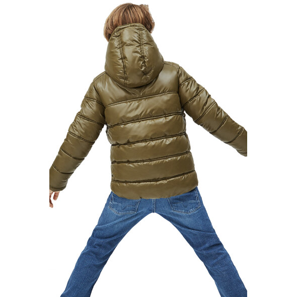 PEPE JEANS 'BAKER' ΠΑΙΔΙΚΟ PUFFER ΑΔΙΑΒΡΟΧΟ ΜΠΟΥΦΑΝ ΑΓΟΡΙ PB401012-876