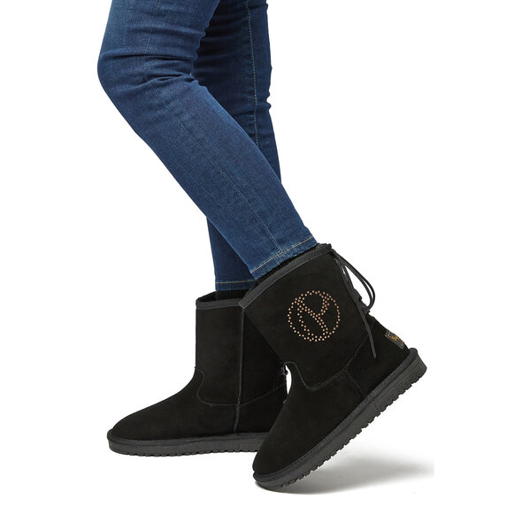 PEPE JEANS 'DISS GLAM' SUEDE ΜΠΟΤΑΚΙΑ ΓΥΝΑΙΚΕΙΑ PLS50501-999