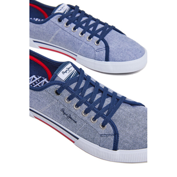 PEPE JEANS 'BRADY' CHAMBRAY ΠΑΠΟΥΤΣΙ ΑΝΔΡIKO PMS30817-564