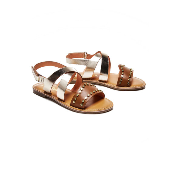 PEPE JEANS 'MANDY' ΠΑΙΔΙΚΑ ΔΕΡΜΑΤΙΝΑ ΣΑΝΔΑΛΙΑ ΚΟΡΙΤΣΙ PGS90173-859