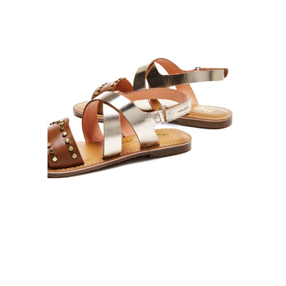 PEPE JEANS 'MANDY' ΠΑΙΔΙΚΑ ΔΕΡΜΑΤΙΝΑ ΣΑΝΔΑΛΙΑ ΚΟΡΙΤΣΙ PGS90173-859