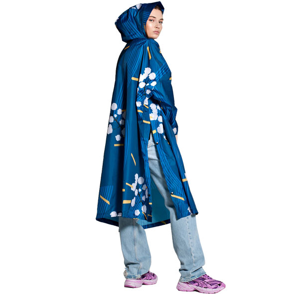RAINKISS JAPANESE BLOSSOM ΑΔΙΑΒΡΟΧΟ PONCHO ΓΥΝΑΙΚΕΙΟ 8719326832845-MULTICOLOUR