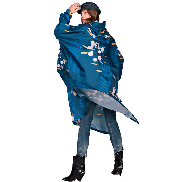 RAINKISS JAPANESE BLOSSOM ΑΔΙΑΒΡΟΧΟ PONCHO ΓΥΝΑΙΚΕΙΟ 8719326832845-MULTICOLOUR
