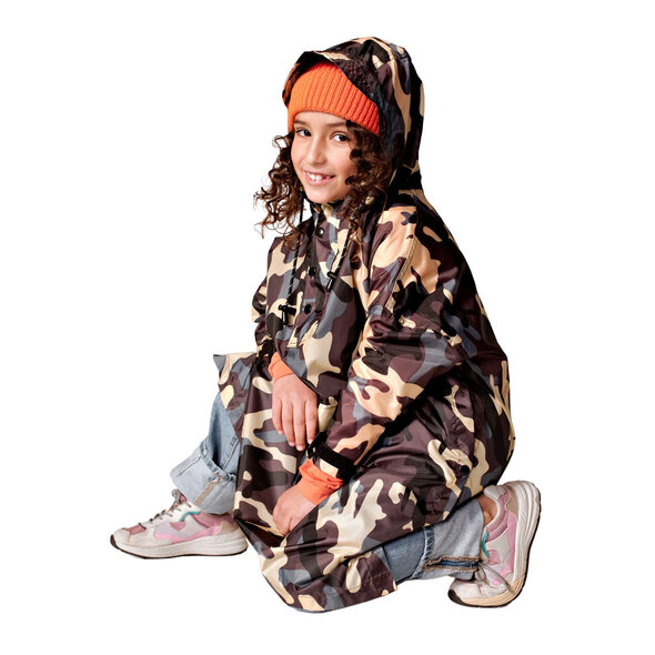 RAINKISS JUNGLE CAMO ΠΑΙΔΙΚΟ PONCHO ΑΔΙΑΒΡΟΧΟ ΑΓΟΡΙ 8719327535714-MULTI