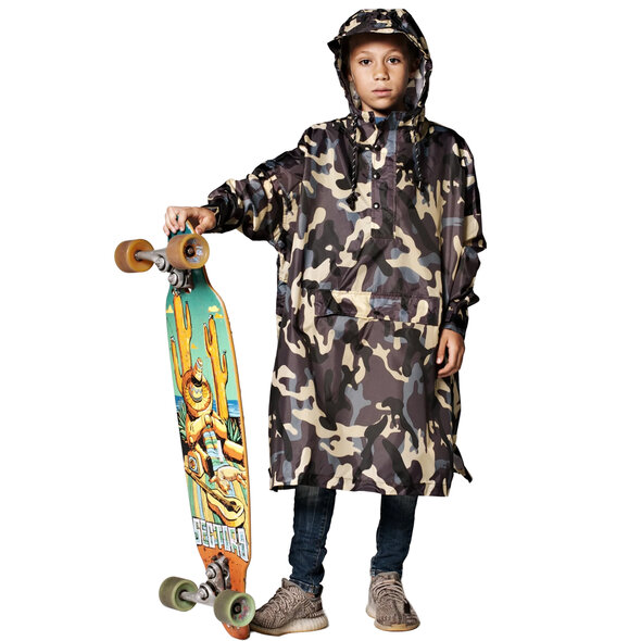 RAINKISS JUNGLE CAMO ΠΑΙΔΙΚΟ PONCHO ΑΔΙΑΒΡΟΧΟ ΑΓΟΡΙ 8719327535714-MULTI