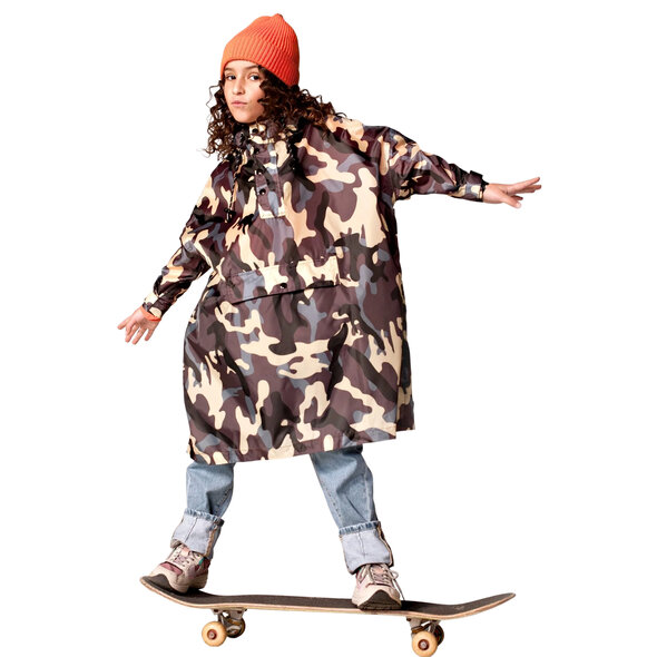 RAINKISS JUNGLE CAMO ΠΑΙΔΙΚΟ PONCHO ΑΔΙΑΒΡΟΧΟ ΑΓΟΡΙ 8719327535721-MULTI
