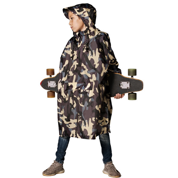 RAINKISS JUNGLE CAMO ΠΑΙΔΙΚΟ PONCHO ΑΔΙΑΒΡΟΧΟ ΑΓΟΡΙ 8719327535721-MULTI