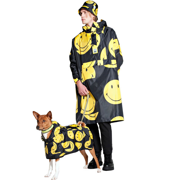 RAINKISS ALL SMILES X SMILEY ΑΔΙΑΒΡΟΧΟ PONCHO ΓΥΝΑΙΚΕΙΟ 8720648529122-BLACK
