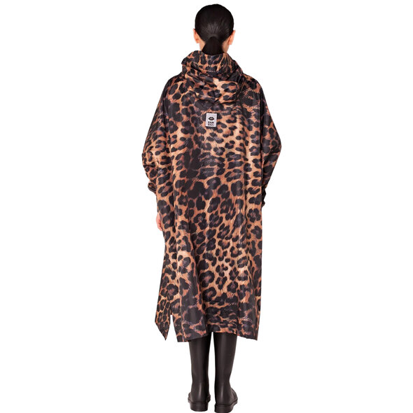 RAINKISS DARK LEOPARD ΑΔΙΑΒΡΟΧΟ PONCHO ΓΥΝΑΙΚΕΙΟ 8721122060216-BROWN-BLACK