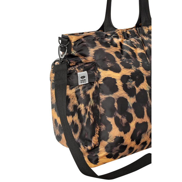 RAINKISS DARK LEOPARD TOTE ΑΔΙΑΒΡΟΧΗ ΤΣΑΝΤΑ ΓΥΝΑΙΚΕΙΑ 8721122060490-DARK LEOPARD