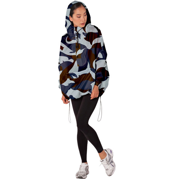 RAINKISS MALIKA FAVRE ANIMO MIDNIGHT ΑΔΙΑΒΡΟΧΟ PONCHO ΓΥΝΑΙΚΕΙΟ 8721122061886-BLUE
