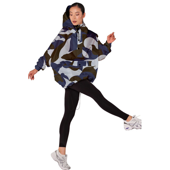 RAINKISS MALIKA FAVRE ANIMO MIDNIGHT ΑΔΙΑΒΡΟΧΟ PONCHO ΓΥΝΑΙΚΕΙΟ 8721122061886-BLUE