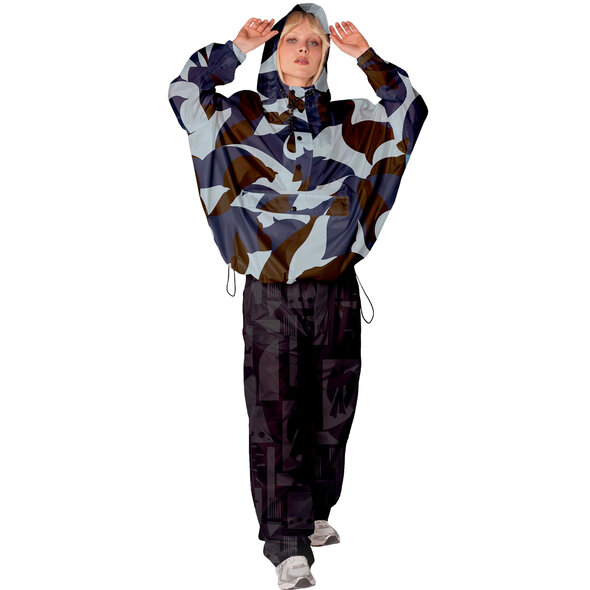RAINKISS MALIKA FAVRE ANIMO MIDNIGHT ΑΔΙΑΒΡΟΧΟ PONCHO ΓΥΝΑΙΚΕΙΟ 8721122061886-BLUE