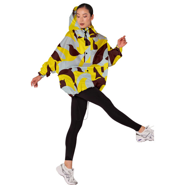 RAINKISS MALIKA FAVRE AMINO LEMON ΑΔΙΑΒΡΟΧΟ PONCHO ΓΥΝΑΙΚΕΙΟ 8721122061893-YELLOW