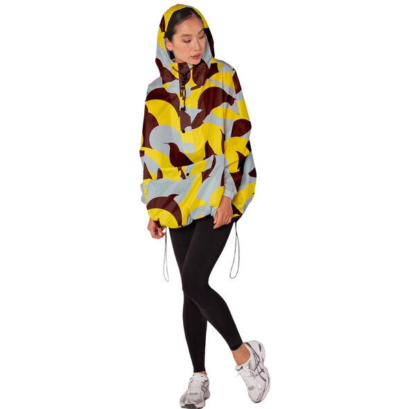 RAINKISS MALIKA FAVRE AMINO LEMON ΑΔΙΑΒΡΟΧΟ PONCHO ΓΥΝΑΙΚΕΙΟ 8721122061893-YELLOW
