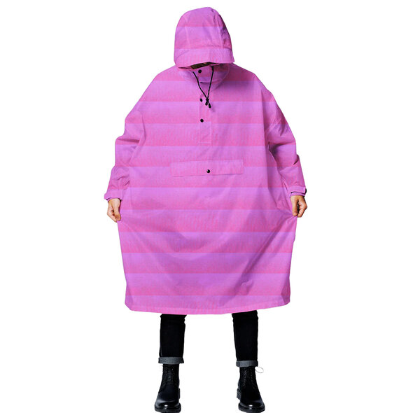 RAINKISS SEEING STRIPES ΑΔΙΑΒΡΟΧΟ PONCHO ΓΥΝΑΙΚΕΙΟ 8721122061947-PURPLE