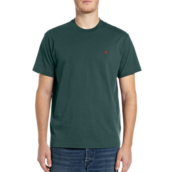 REPLAY RED LOGO ΜΠΛΟΥΖΑ ΑΝΔΡΙΚΗ M12BE .000.00QMJ-C00U