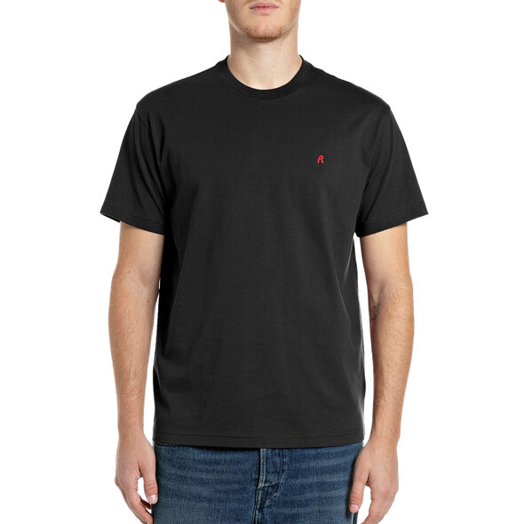 REPLAY RED LOGO ΜΠΛΟΥΖΑ ΑΝΔΡΙΚΗ M12BE .000.00QMJ-C098