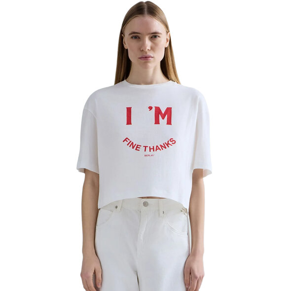 REPLAY CROPPED ΜΠΛΟΥΖΑ ΓΥΝΑΙΚΕΙΑ W3410G.000.20994-011