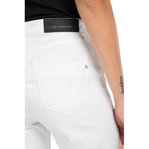 REPLAY 'FAHRA' ΨΗΛΟΜΕΣΟ CROP DENIM ΠΑΝΤΕΛΟΝΙ ΓΥΝΑΙΚΕΙΟ WA480P.000.8415109-100