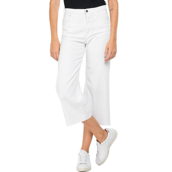 REPLAY 'FAHRA' ΨΗΛΟΜΕΣΟ CROP DENIM ΠΑΝΤΕΛΟΝΙ ΓΥΝΑΙΚΕΙΟ WA480P.000.8415109-100