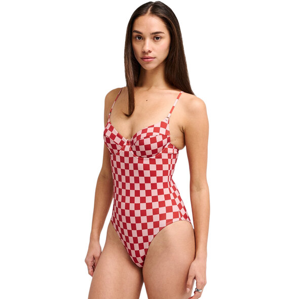 RVCA 'CHECKER' ΟΛΟΣΩΜΟ ΜΑΓΙΩ ΓΥΝΑΙΚΕΙΟ EVJX103000-RRA0