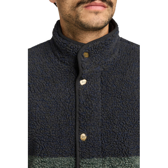 RVCA 'WESTWOOD SNAP' ZAKETA FLEECE ΑΝΔΡΙΚΗ EVYFT00108-MDY