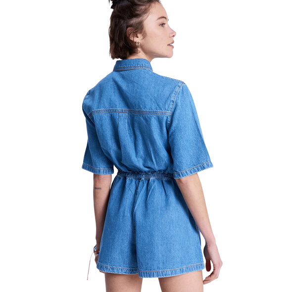ROXY 'REAL TOMORROW' DENIM PLAYSUIT ΓΥΝΑΙΚΕΙΟ ERJDO03007-BJD0